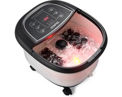 Renpho Foot Spa Bath Massager Pro – Voetbad Massager met Warmte en Bubbelmassage – Timer - Zwart