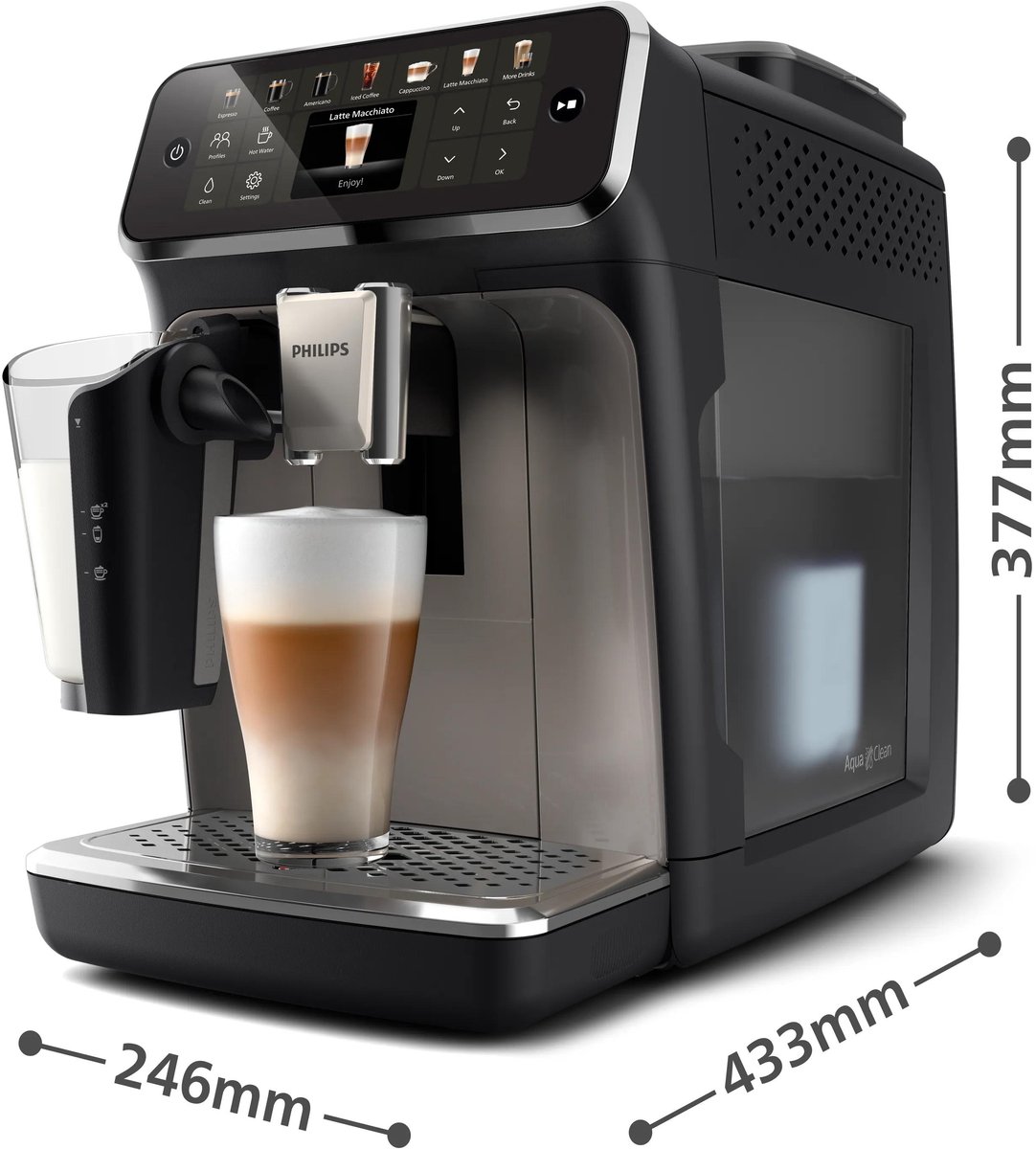 Philips 4400 Series EP4449/70 - Volautomatische espressomachine - 12 Soorten Koffie + Heet Water - Grijs — afbeelding 5