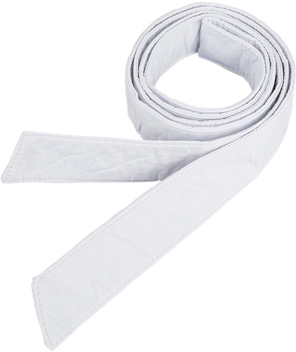 Dailygoods - 2 Yards Lange Sjerp Riem voor Dames in Antiek Wit