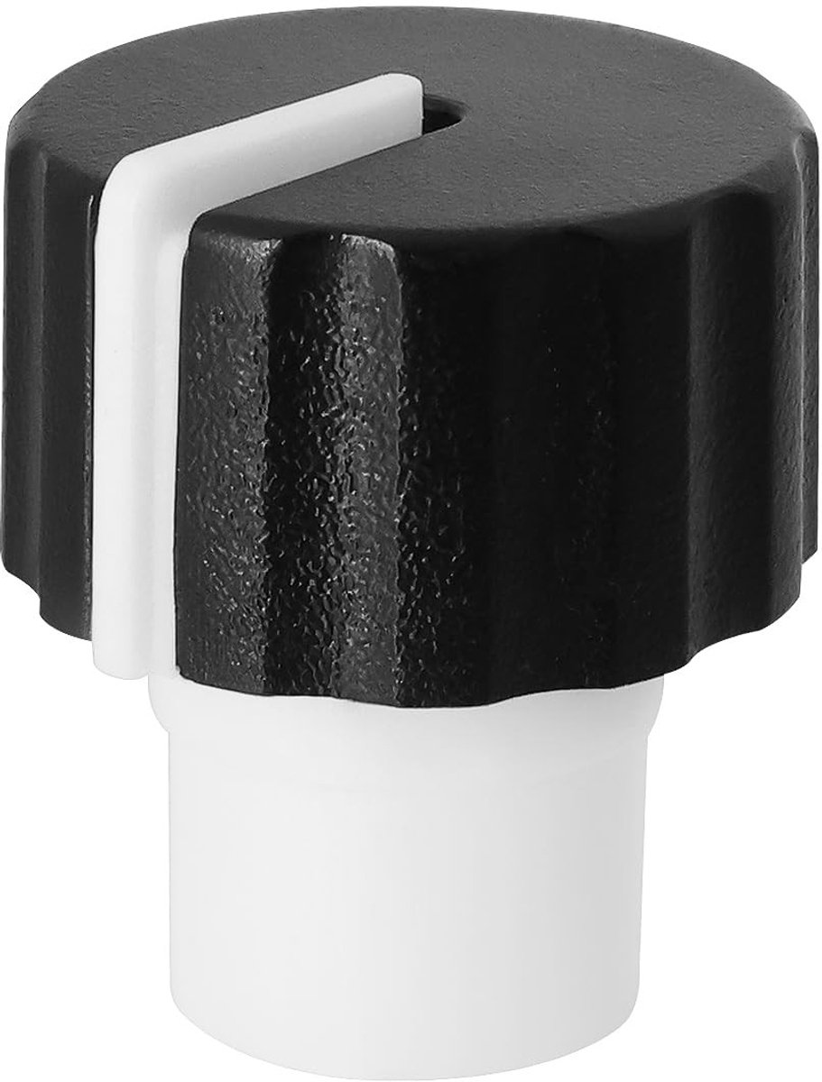 Dailygoods - Dailygoody - Jog Tension Feel Adjust Knop - DJ Controller - Zwart/Wit - Verbeterde functionaliteit - Compatibel met Pioneer - Onderdeel DAA1406