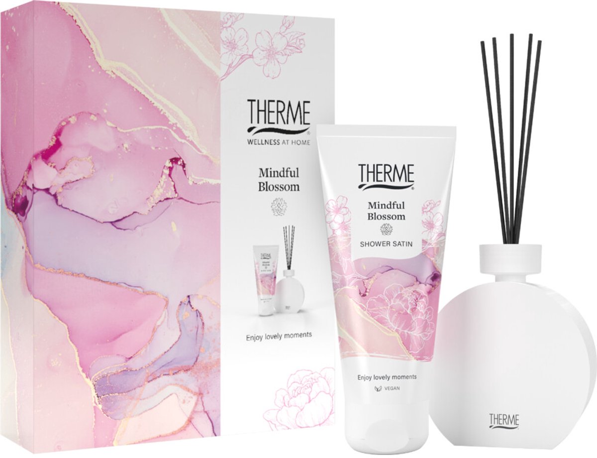 Therme Mindful Blossom Shower & Home Perfume Set