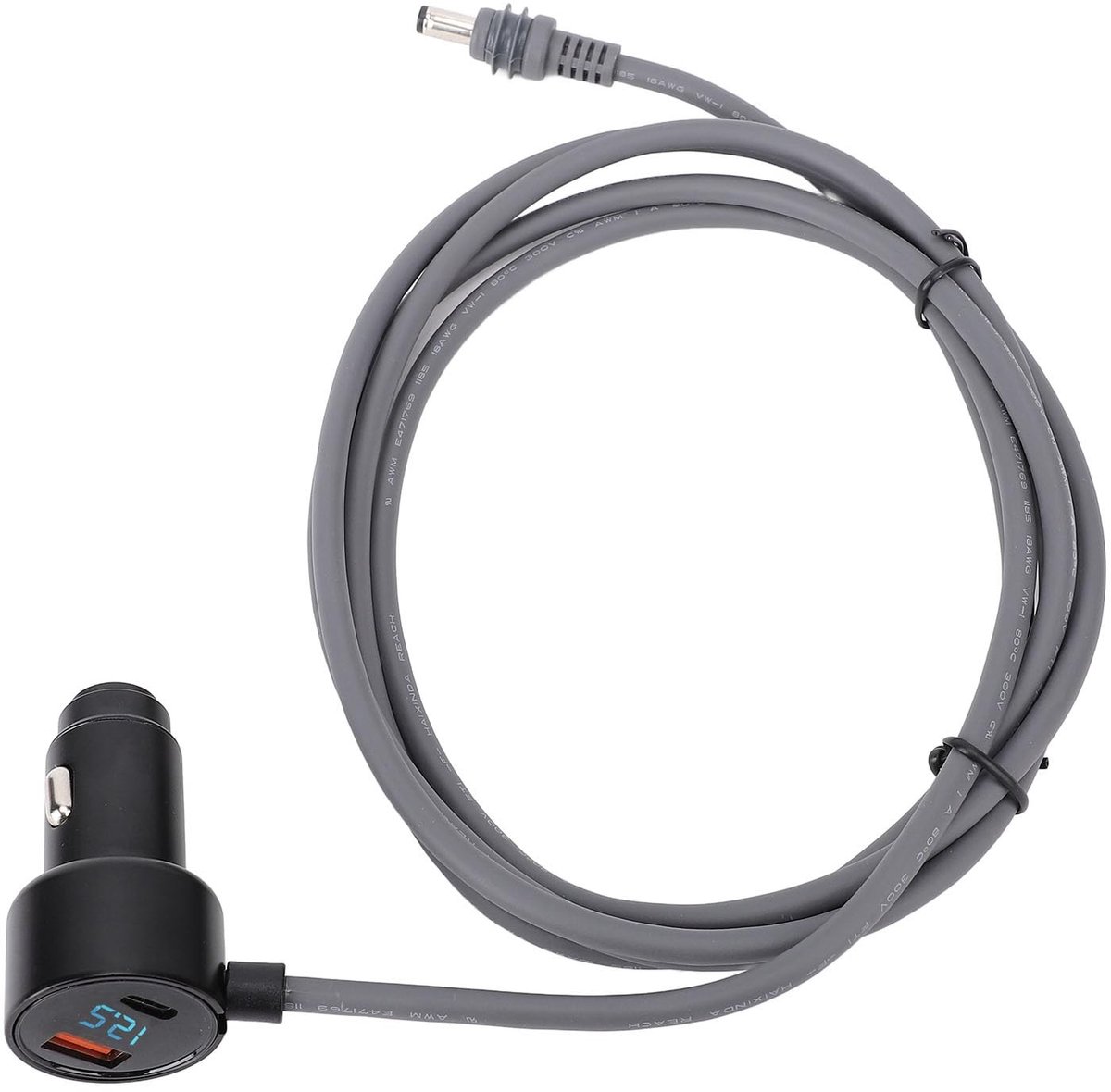Dailygoods - 3 in 1 Stroomadapter voor Sigarettenaansteker