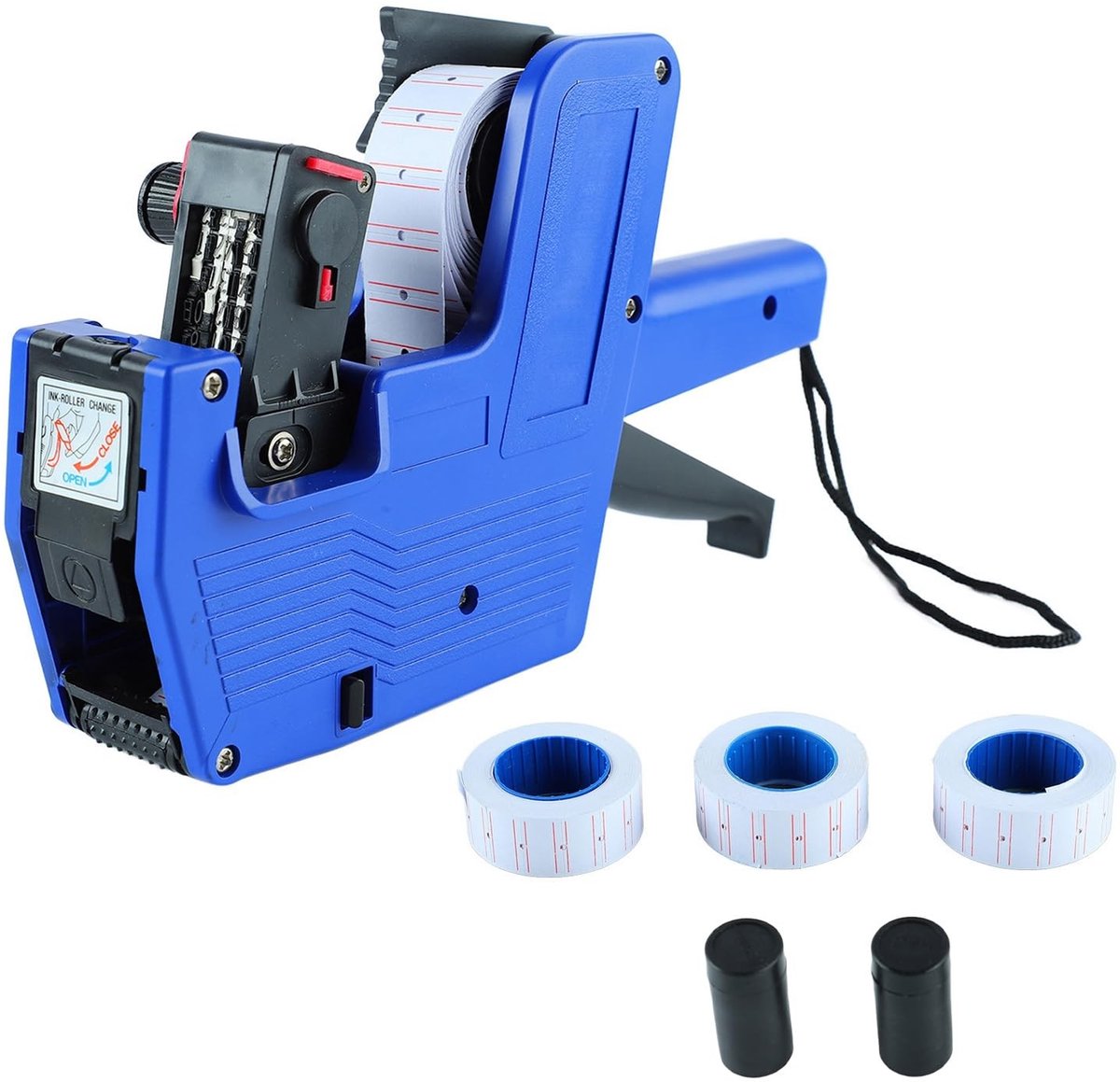 Dailygoods - Dailygoody - Prijs Label Maker - Numerieke Tag Maker - Handig voor Detailhandel - Inclusief Labelpapier en Inkt - Geschikt voor Kruidenierswinkels - T...