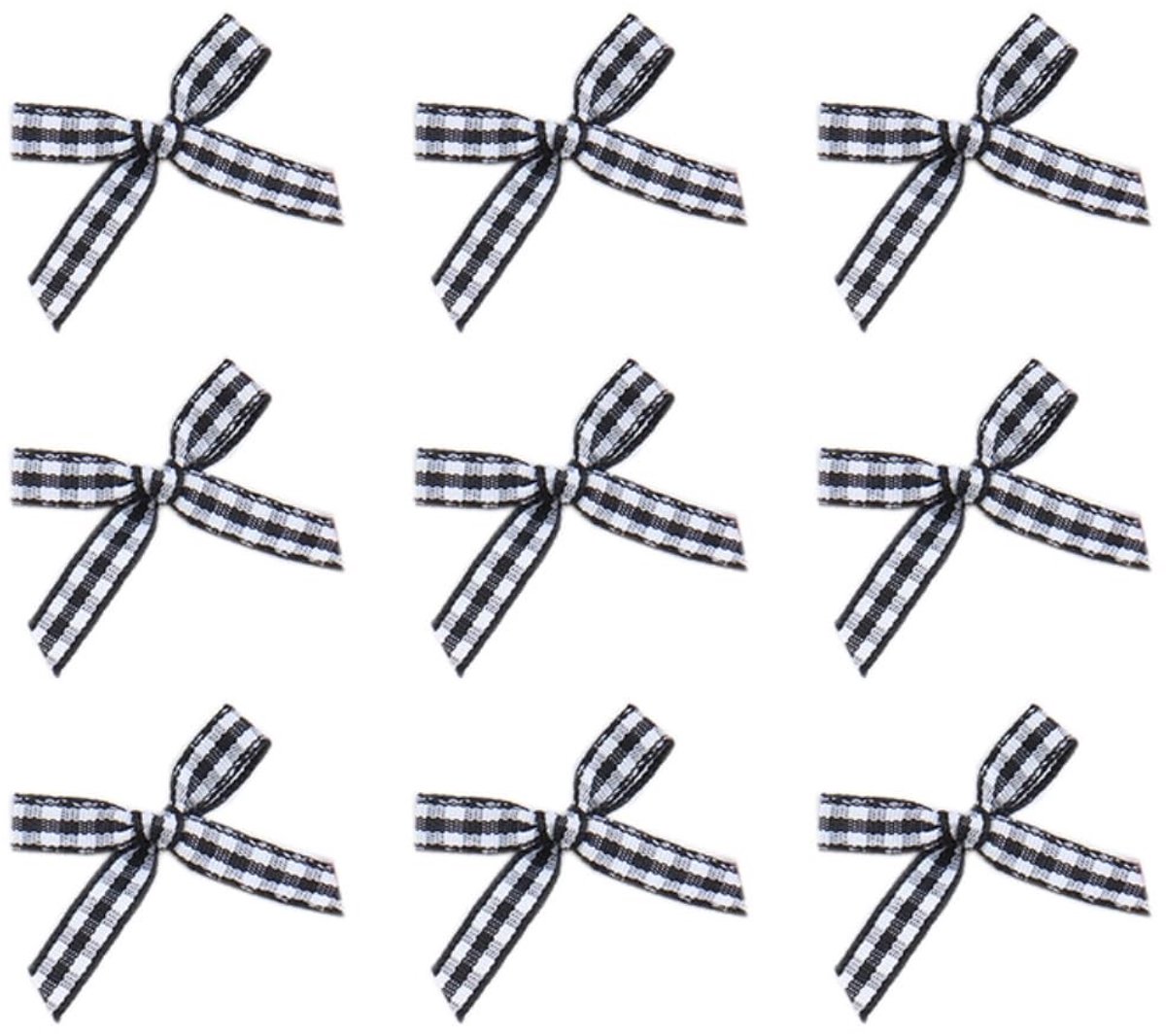 Dailygoods - Dailygoody - Pack van 200 Mini Bogen 4x3.5 cm Dubbelzijdig Geruit voor Decoratie en DIY Projecten