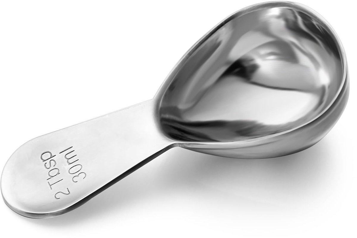 Dailygoods - Roestvrijstalen Koffielepel met Lange Handgreep
