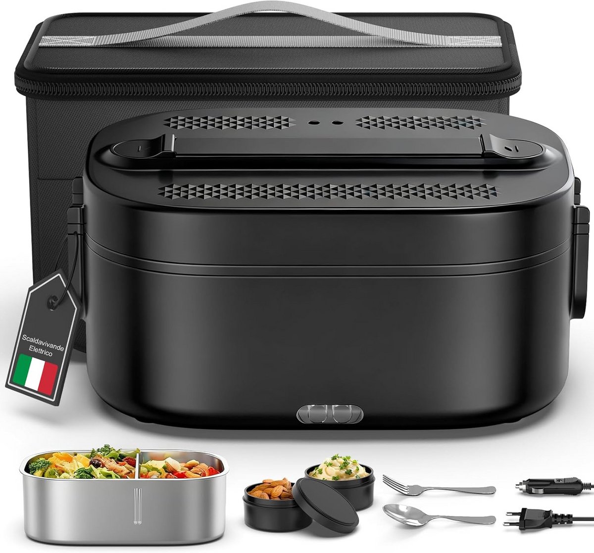 Elektrische Lunchbox - Lunchbox Elektrisch - Broodtrommel Elektrisch - Keukenaccessoire