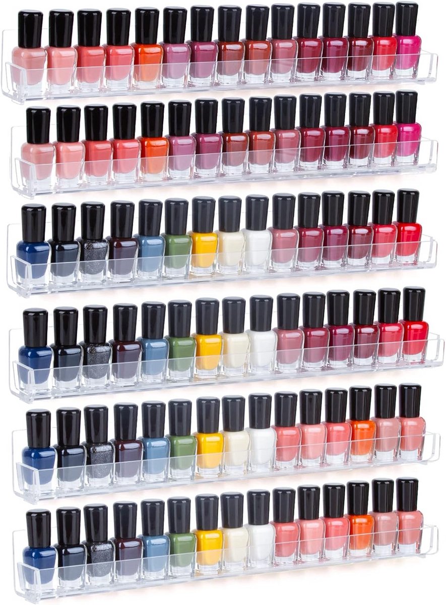 Nagellak organiser - Opbergdoos make-up - Transparant - Make up opslag