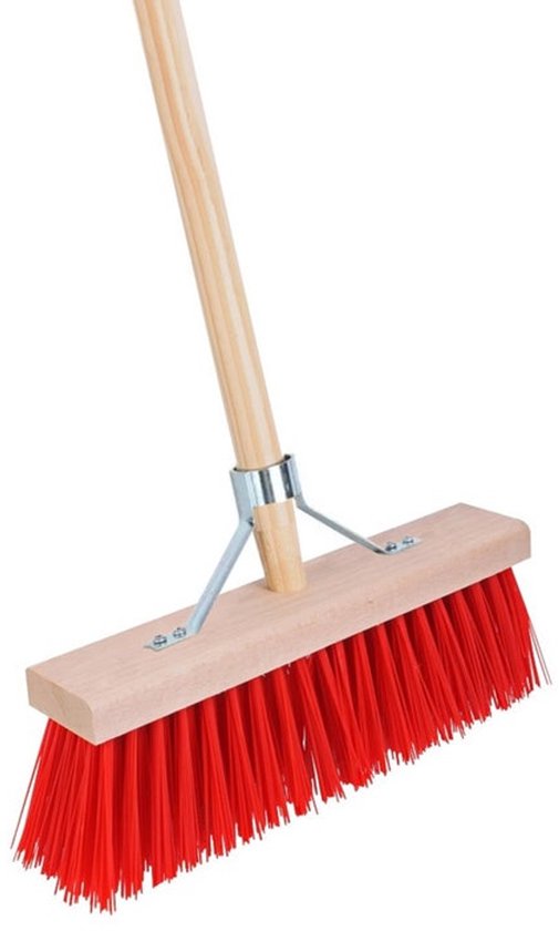 Talen Tools - Bezem - Rood - 41 cm - Steel 160 cm van Talen Tools — afbeelding 4