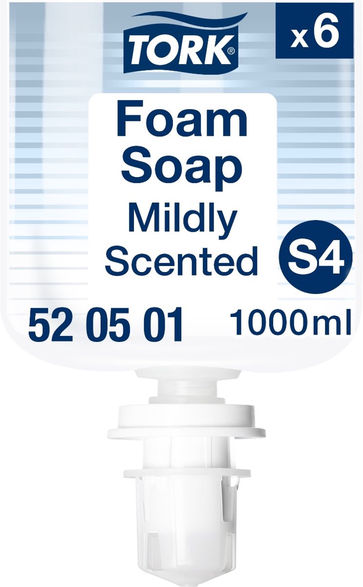 Tork 6st schuim soap mild 6x1ltr (520501)