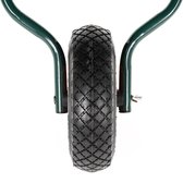 Springos Kruiwagen | Opvouwbaar | Kruiwagenwiel | 50L | 30kg Draagvermogen | Groen