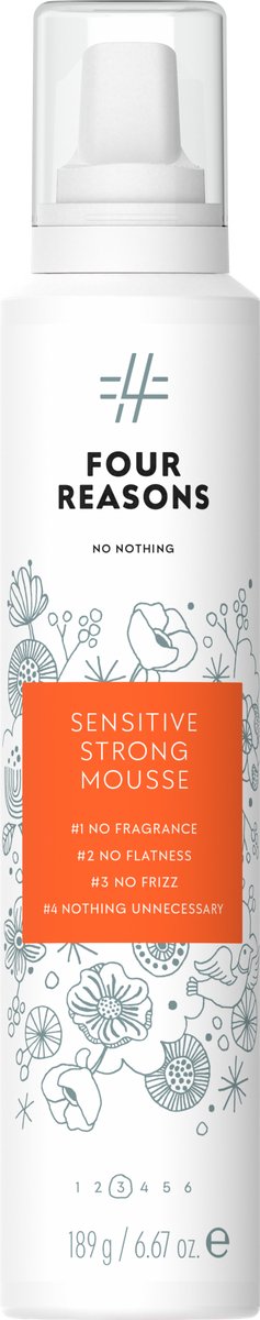 Four Reasons No Nothing Sensitive Strong Mousse 200 ml