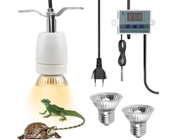 Verwarmingslamp Terrarium met Thermostaat voor Reptielen en Schildpadden
