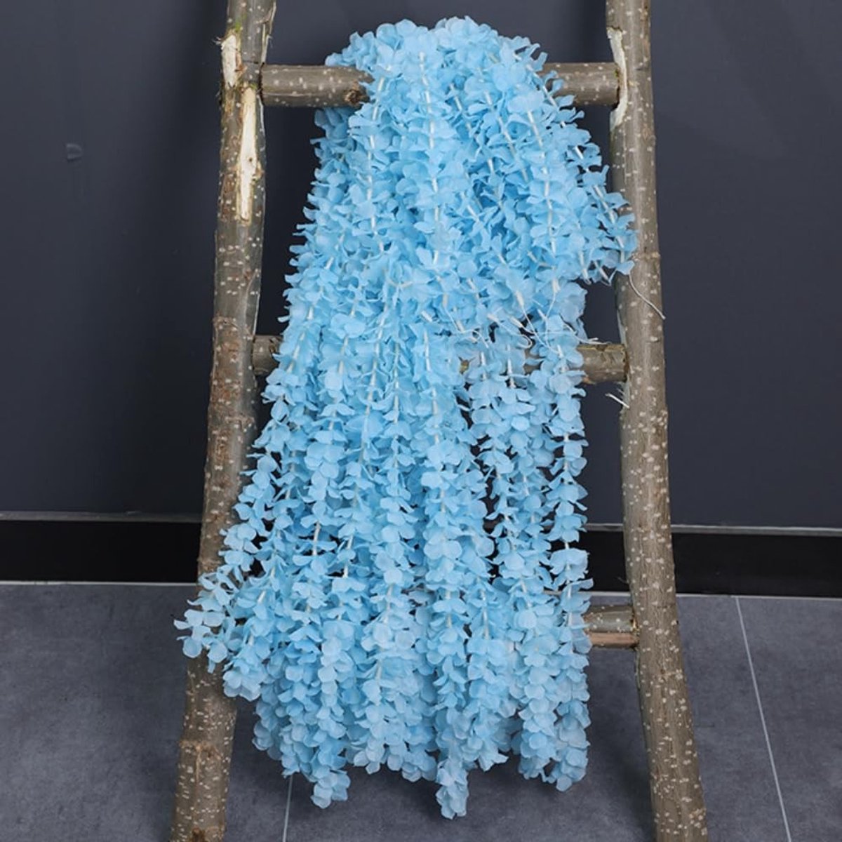 MTTproducts- Kunstbloemenkrans 110 cm - Bloemenslinger - Decoratie - Hangende Bloemen - Bruiloft/Feest - Zijde Bloemen