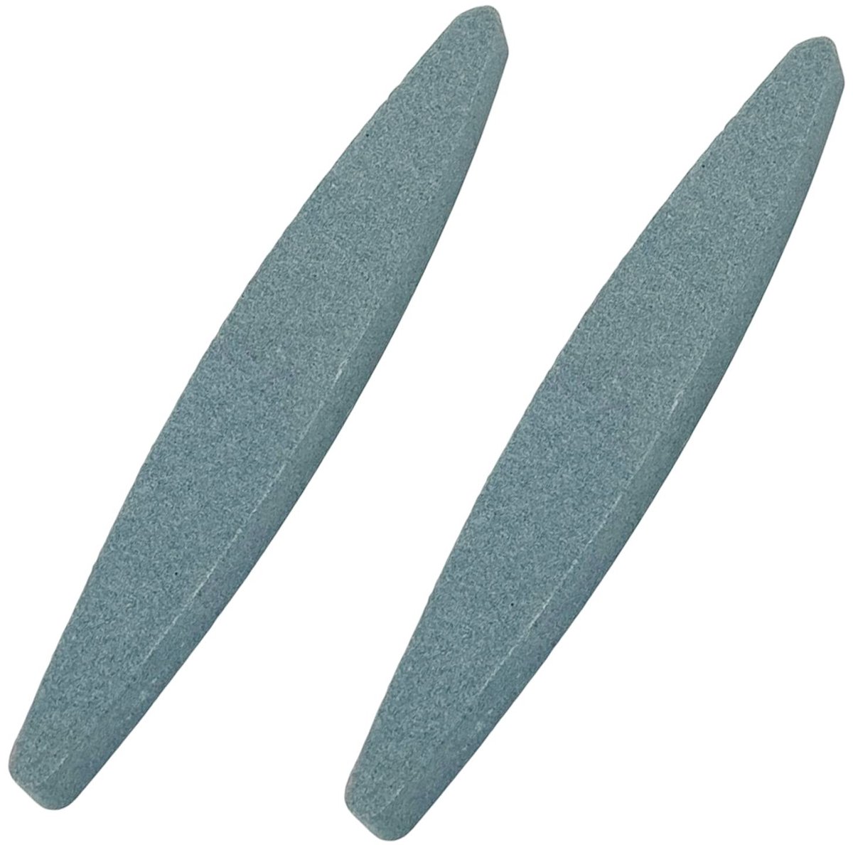 MTTproducts- Slijpsteen Professioneel - Slijpsteen voor Messen - Slijpsteen voor Tuingereedschap - 2 Stuks - Bruin Korund - Afmetingen 235 x 35 x 15 mm