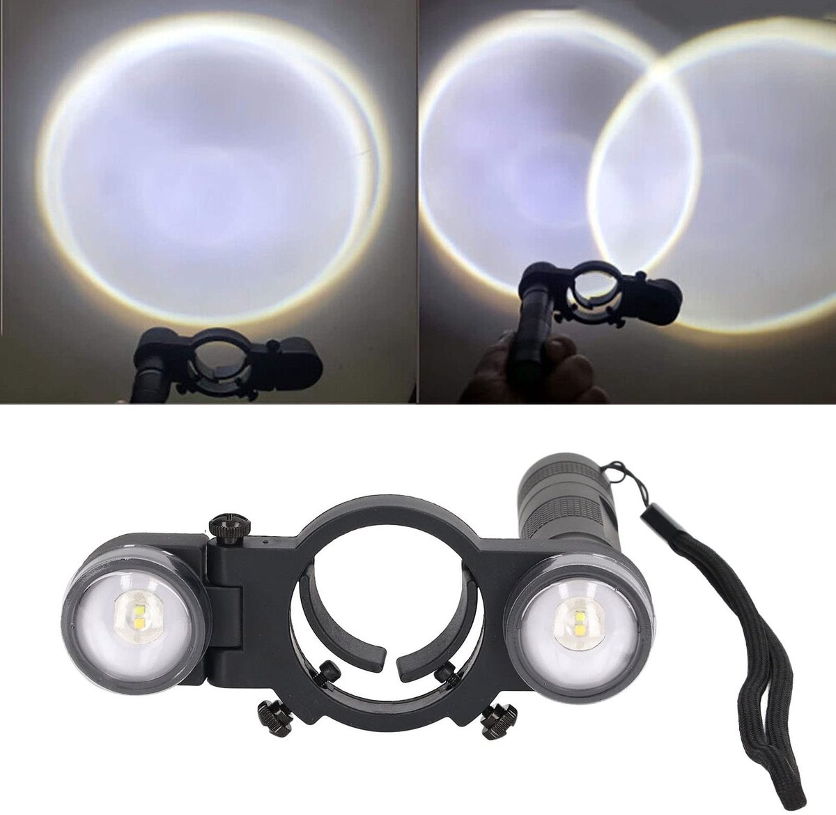 MTTproducts- Spuitpistool Universeel - Vullicht met Geheugenfunctie - 3 Niveaus Verstelbare Helderheid - Compact Formaat - Geschikt voor Meeste Pistolen - Ideaal voor Verf. - Verfspuit