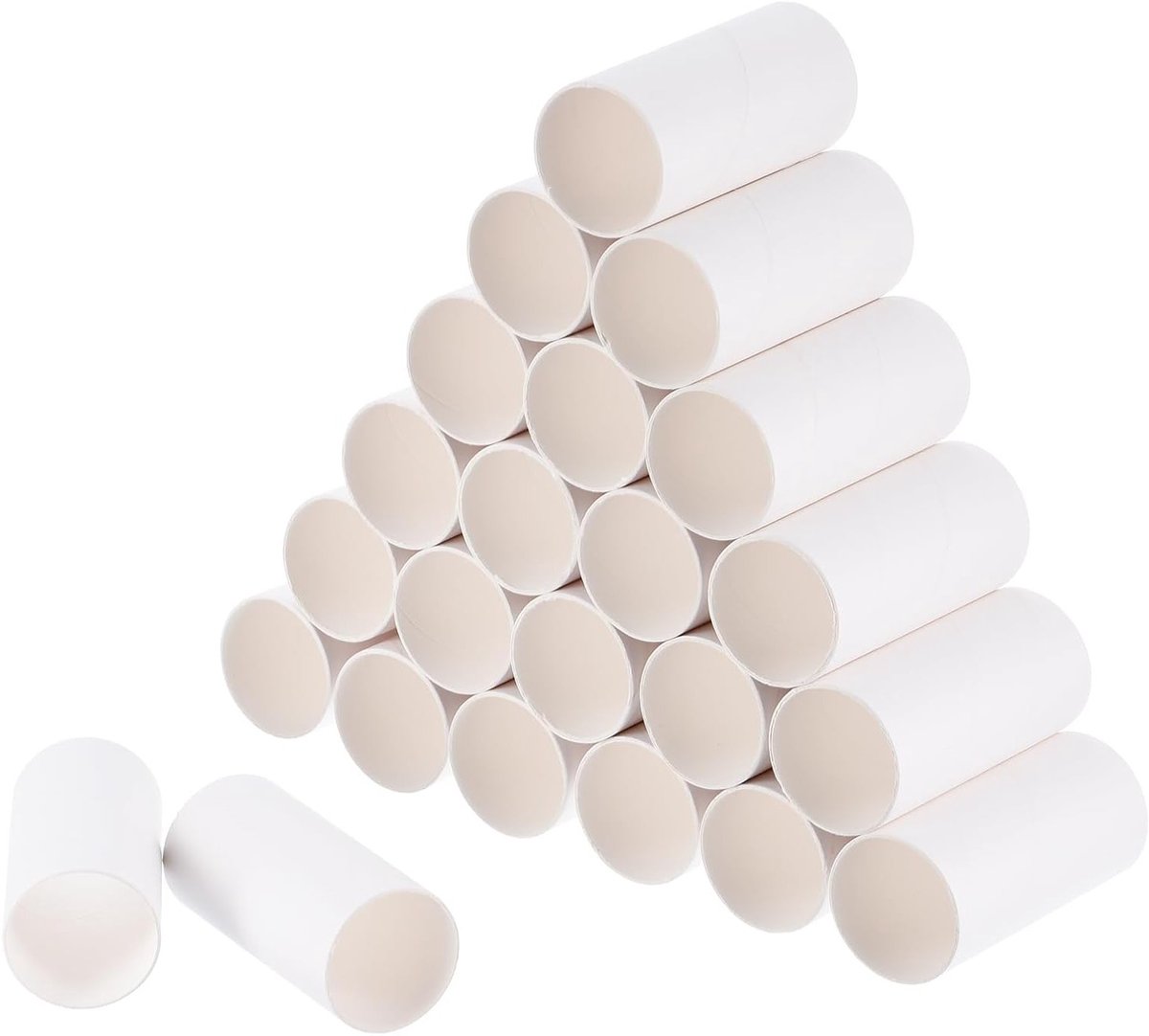 Kartonnen buizen van 3,35 inch voor knutselen - 100 lege toiletpapierrollen, stevige handdoekrollen voor kunst en robotica projecten