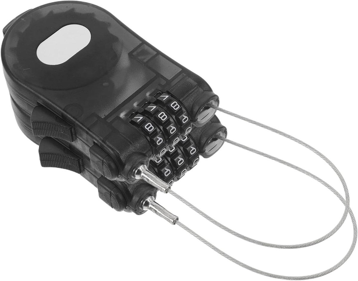Retractable Kabelslot - Fietsslot Ski Lock - Anti-diefstal Beveiliging - Lichtgewicht Staal - 2 Stuks - Multi