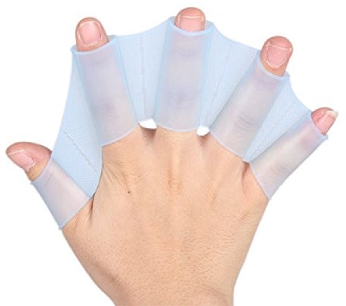 Cosensi- Zwemhandschoenen L - Siliconen - Duurzaam - Lichtgewicht - Unisex - Bescherming tegen rimpels - Zwemvliezen