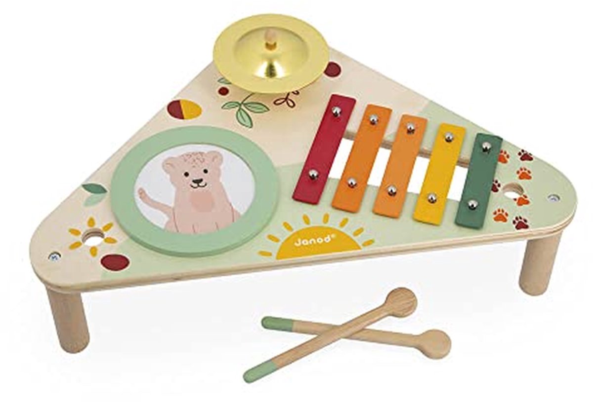 Muziektafel van Hout - Speelgoed voor Vroegeducatie voor Kinderen van 12 tot 36 Maanden