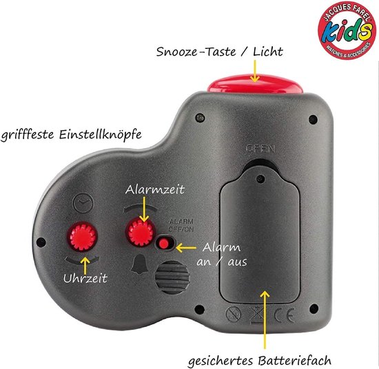 Kinderwekker Voetballer 3D Stil Looptijd — afbeelding 4