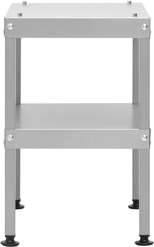 vidaXL BBQ-rookoven met tafel gegalvaniseerd staal van VidaXL — afbeelding 3