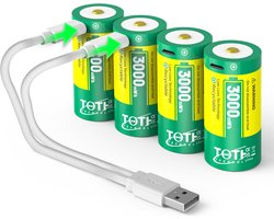 CR123 123A CR17345 Lithium Batteries, 4 Pieces, 3 V, Powerful Lithium Batteries with Integrated PTC for Flashlights, Cameras, Toys, Alarm Systems and Microphones