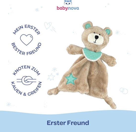Superzachte Velours Troostdeken Knuffeldoekje voor Baby's en Peuters - Unisex Knuffel — afbeelding 4