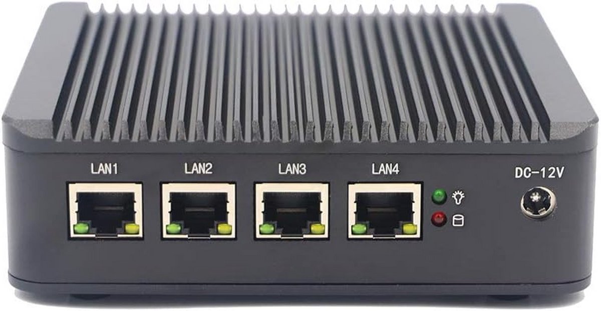 Krachtige Firewall Micro Appliance met 4 Intel LAN Poorten en Celeron Processor