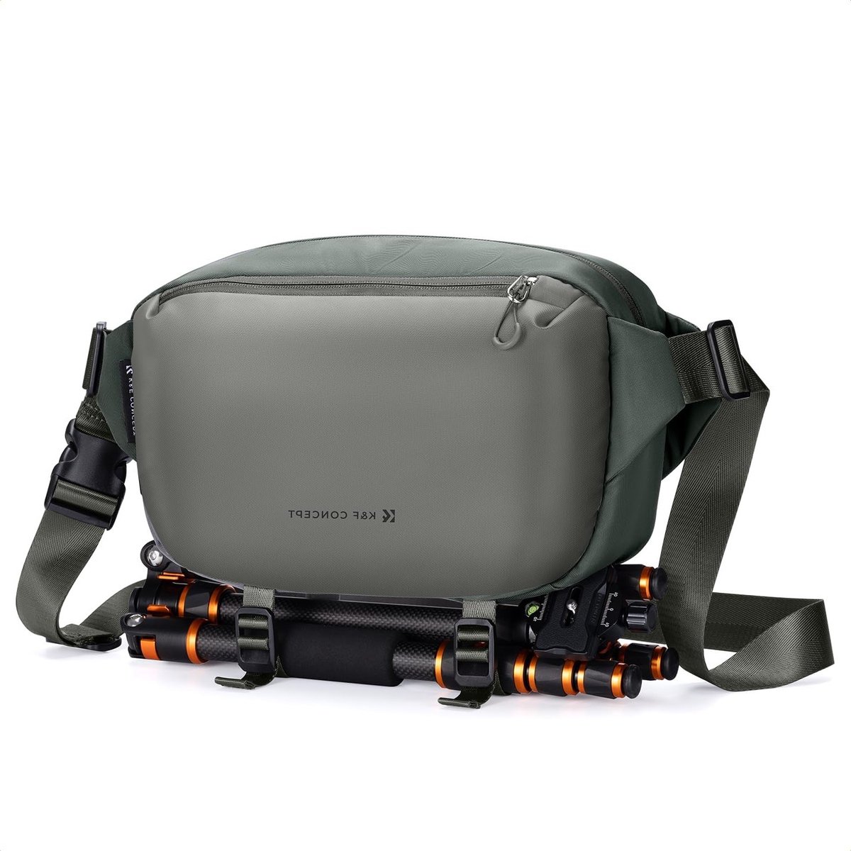 Camera Sling Bag voor DSLR en Lenzen - Schoudertas met Statiefhouder voor SLR, Canon, Sony, Nikon en Drone