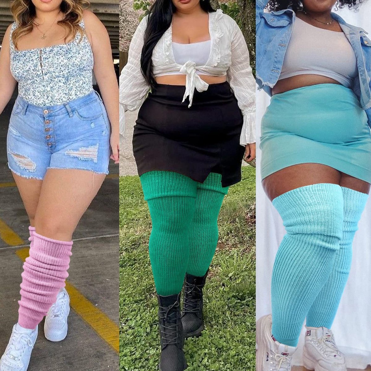 Dailygoody - Dij Hoge Sokken - Extra Lang - Warmte voor de Benen - Plus Size - Modieuze Kousen - Perfect voor Dames - Comfortabel en Stijlvol