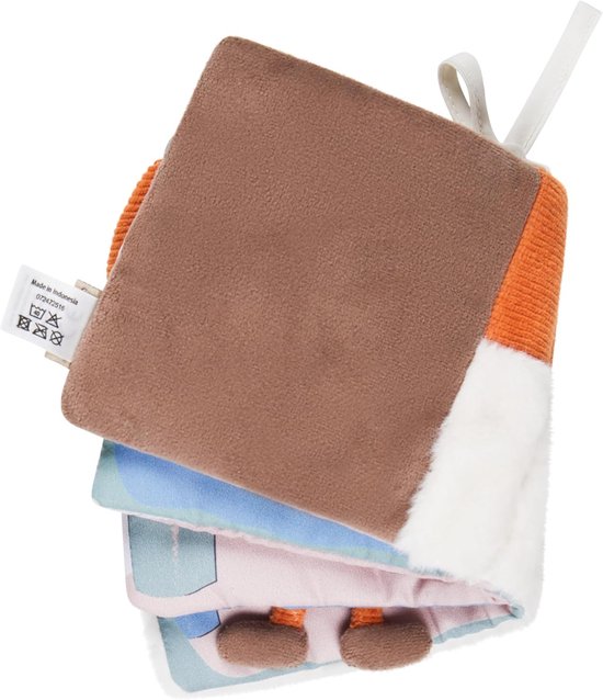 Speelboek Filou - Baby knuffelboek - Baby entertainment - Met rammelaar en knisper - Normaal - Roest — afbeelding 2