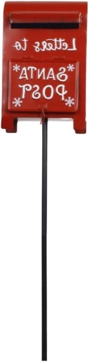 Brievenbus - Postbus Buiten - Post Ontvangen - Robuust Metaal - 82 cm Hoog - Zwart