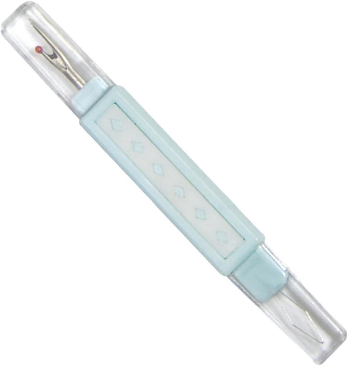 Naald Inrijger - Garen Inrijger - Hand Naaien - 2-in-1 Hulpmiddel - 11 cm - Blauw