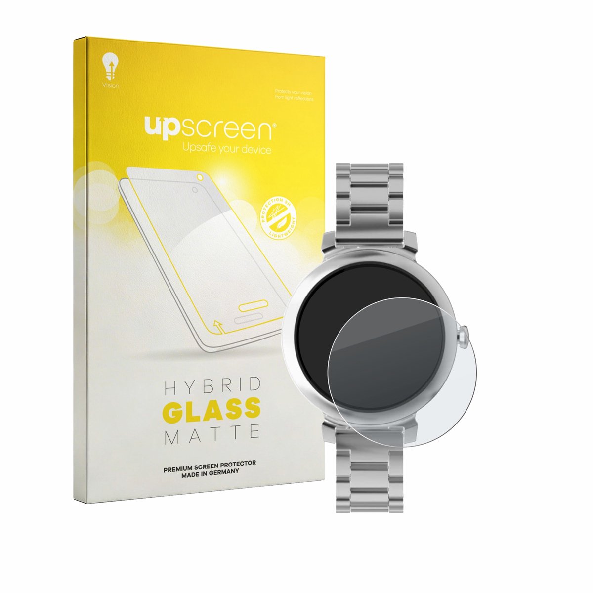 upscreen - Screenprotector voor ZenWatch Lily 1.1" - Folie Beschermfolie Beschermglas matte
