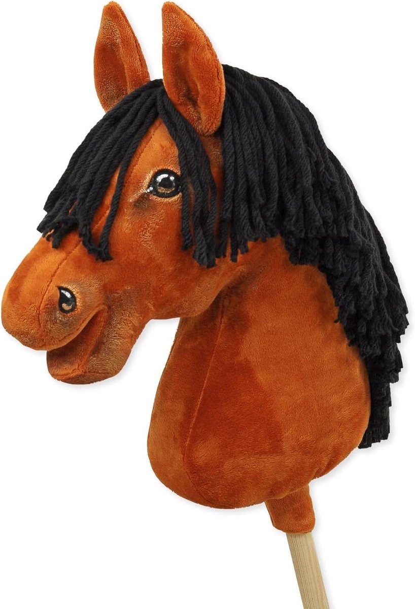 Hobby Horse Groot paard op stokpaard Premium - lichtnette A3