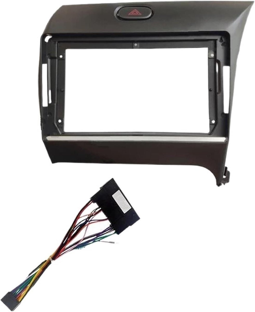 Autoradio Frame - Dashboard Paneel - Auto Interieur - 9 Inch Scherm - 2-DIN - Zwart