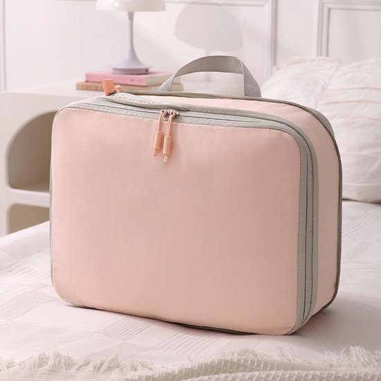 Reis Tassen - Vacuümzakken Koffer - Ruimte Besparen - Waterdicht Nylon - 40 x 30 cm - Roze — afbeelding 3
