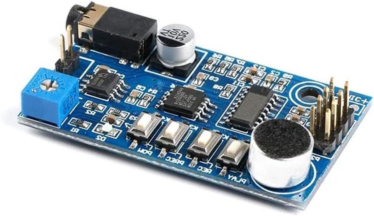 Opname Module - Voice Recorder - Geluid Opnemen - Compact Ontwerp - 5.2 x 2.9 cm - Groen
