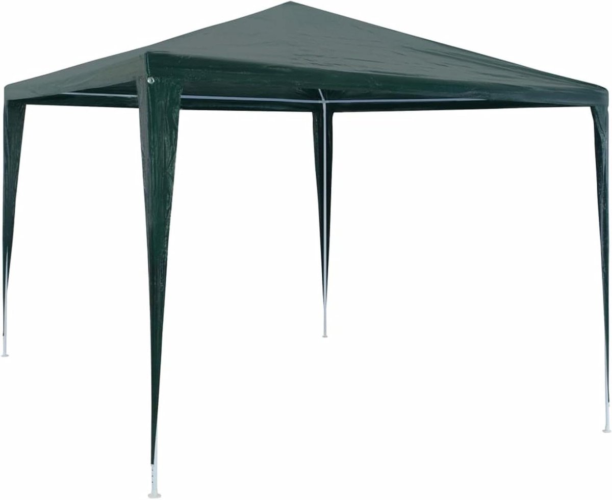Partytent Gazebo - Tuin Luifel - Buitenfeesten Organiseren - UV Waterbestendig - 3x3 Meter - Groen