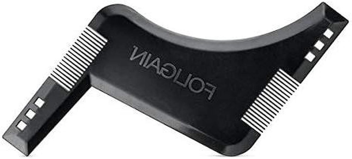 Baard Vormingshulp - Baard Sjabloon - Baard Stylen - Nauwkeurig Knippen - 10 x 10 x 10 cm - Transparant