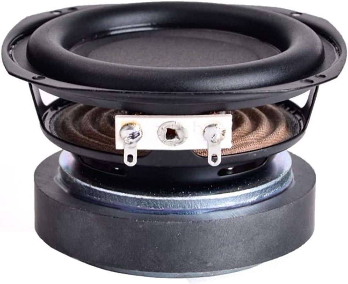 Bass Speaker - Woofer Unit - HIFI Audio - Rubber Rand - 3 Inch - Black