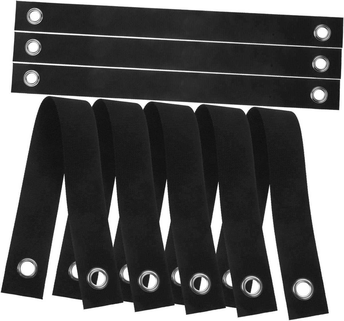 Boom Banden - Boomsteunbanden Plantenriemen - Bomen Bevestigen - Stormbestendig Nylon - 41 cm - Zwart