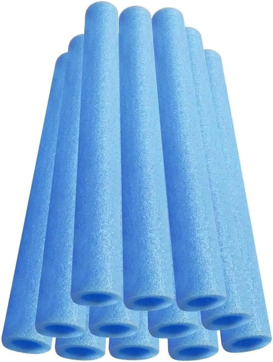 Trampoline Schuimhoezen - Paalhoezen Trampoline - Veilig Springen - Botsingsbescherming - 40 cm - Blauw