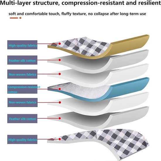 Opvouwbare Matras - Vloermatras Kampeer - Ruimte Besparen - Ergonomische Ondersteuning - 100 x 200 cm - D — afbeelding 2