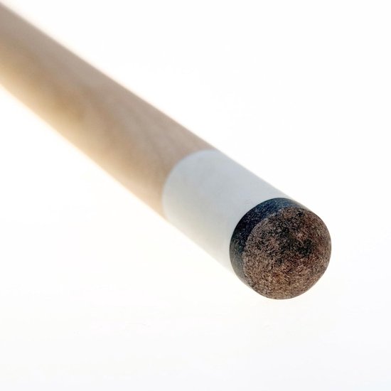 Biljartkeu - Pool Cue Keu - Biljart Spel - PU-lederlook Grip - 147 cm - Wit Tijger — afbeelding 2