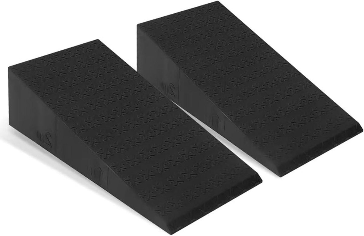 Antislip Squat Wiggen - Fitness Wiggen Hielverhoging - Krachttraining Optimaliseren - Schuin Liftontwerp - 35 x 16 x 16 cm