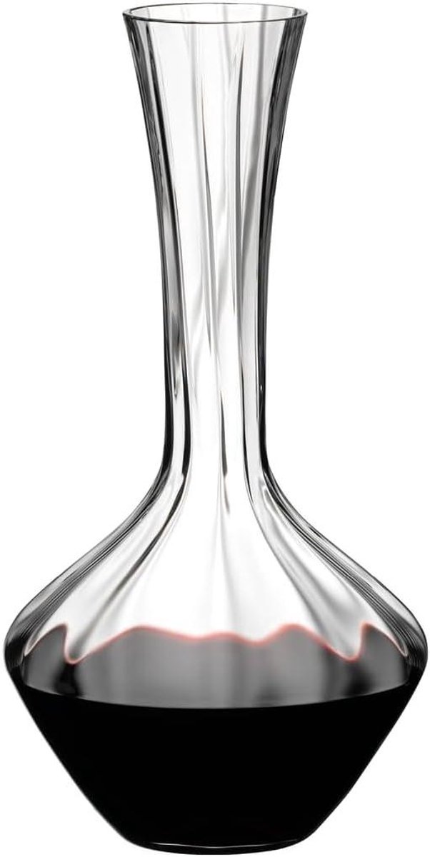 Wijnkaraf - Serveerkaraf Drank - Wijn Luchten - Optisch Effect - 750 ml - Transparant
