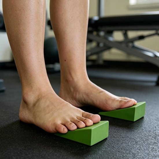 Yoga Wedge, EVA Krachttraining Slant Board | Squat Wedge Block voor Yoga - Voor Lopers Senioren Beginners Liefhebbers Thuis Gym Slaapzaal Woonkamer — afbeelding 2