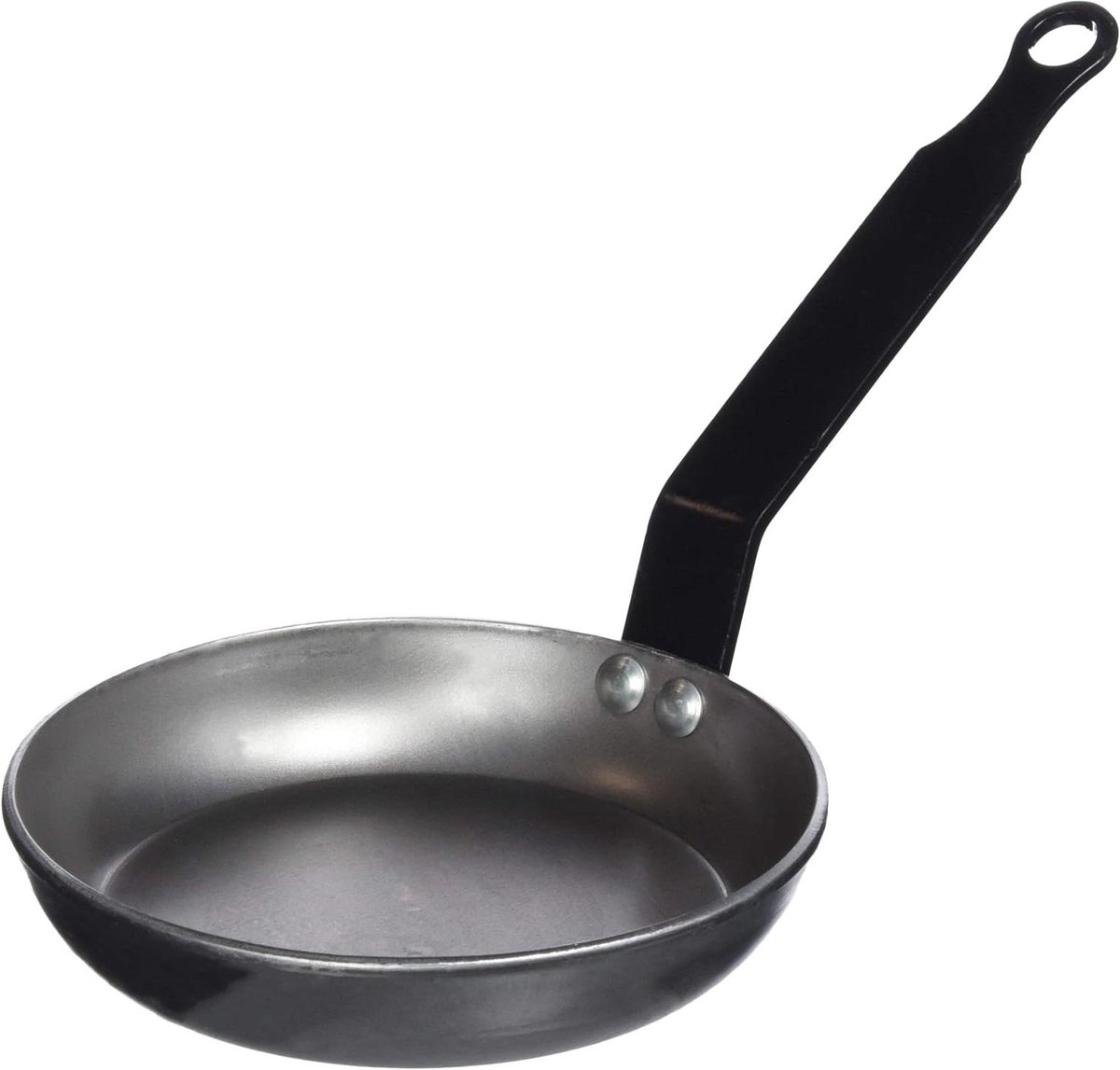 Blinis Pan - Pannenkoekenpan - Kleine Pannenkoekjes Maken - Gepolijst Staal - 3 mm dik - Zilver