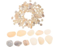Aquarium Bodem Zand - Landschap Kiezel - Decoratie Aquarium - Gepolijst Grind - 500 g - Multicolor